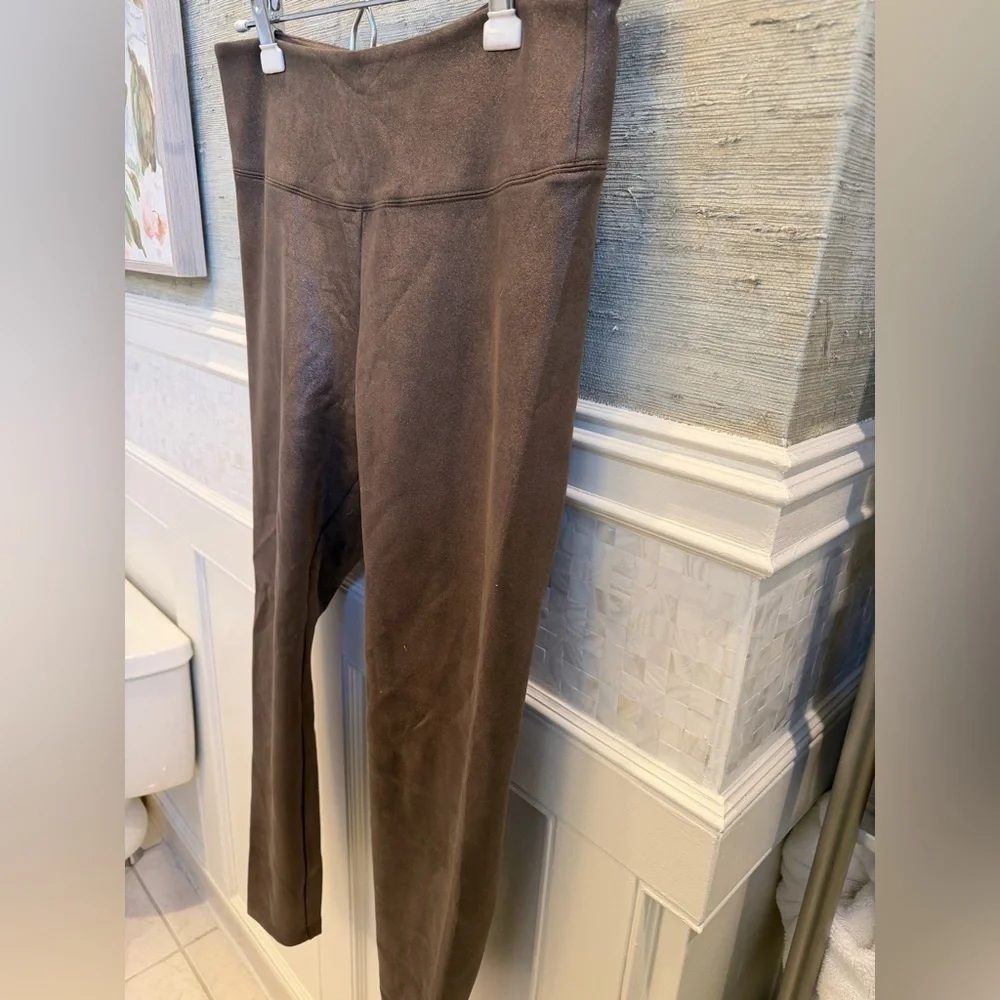 14 Whbm White House Black Market Metallic shimmer bronze runway leggings